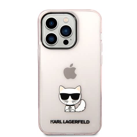 Karl Lagerfeld IML Transparent Choupette Body Hard Case For IPhone 14