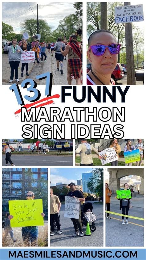 137 Funny Marathon Sign Ideas Marathon Signs Marathon Signs