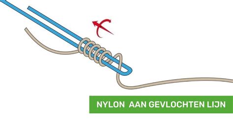 Zo Knoop Je Een Nylon Voorslag Aan Gevlochten Lijn Youtube