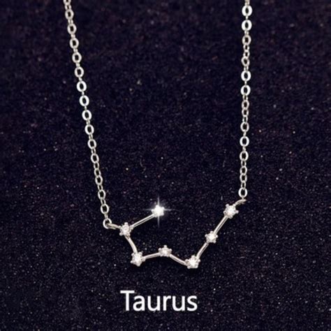 Jewelry Sterling Silver Diamond Zodiac Necklacetaurus Poshmark