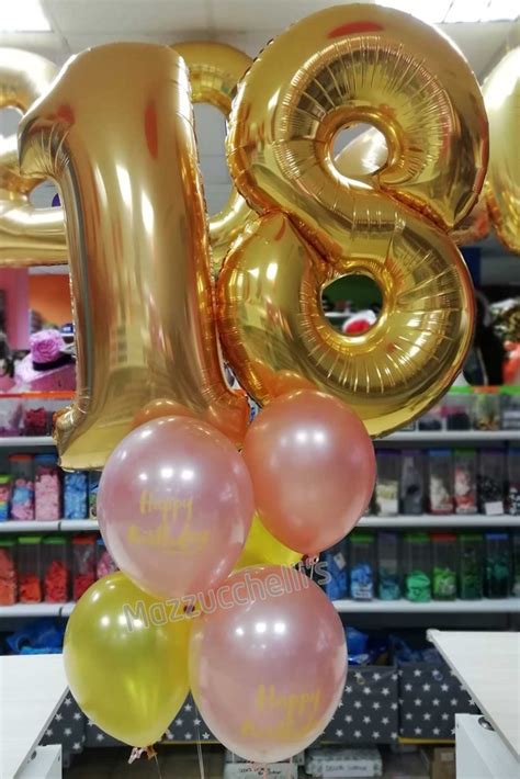 Composizione Palloncini Compleanno Diciottesimo In Vendita A Samarate