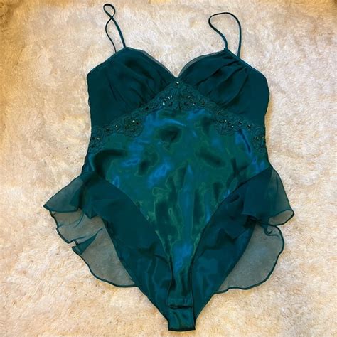 Victoria S Secret Intimates Sleepwear Vintage Victorias Secret Lingerie Romper One Piece