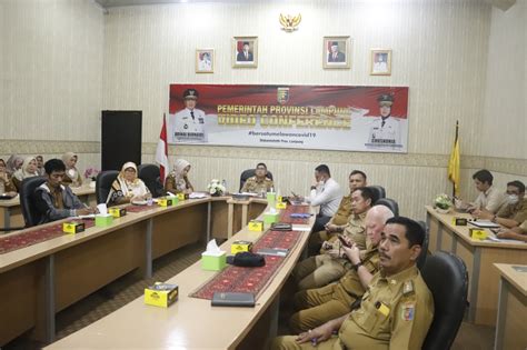 Pemprov Lampung Ikuti Rapat Sosialisasi Panduan Evaluasi Kinerja Tpid