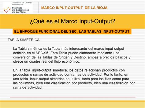 Tablas Input Output Y Contabilidad Regional Ppt Descargar