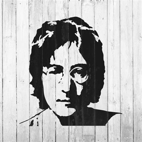 John Lennon Stencil