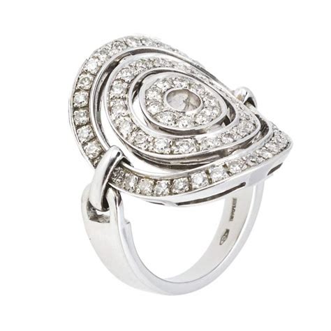 Bvlgari Astrale Cerchi Diamond K White Gold Ring Size Bvlgari