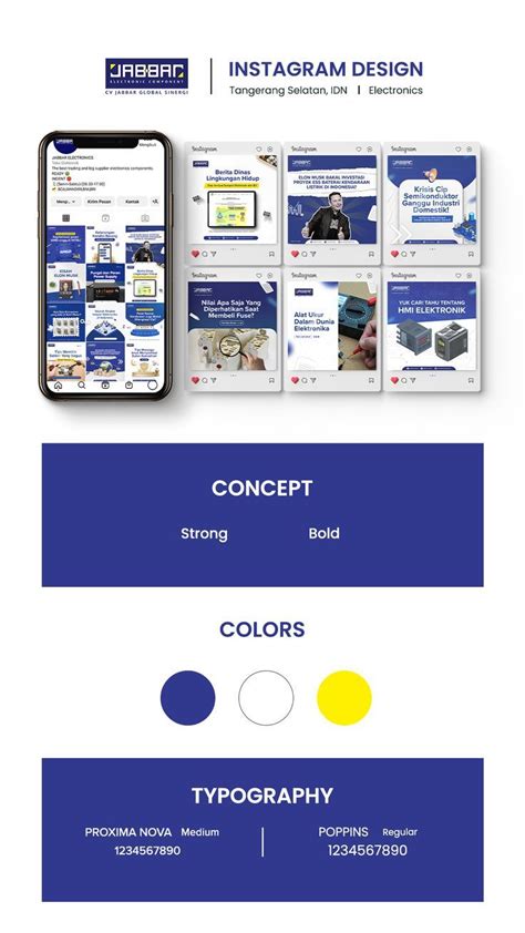sosial media poster electronics desain media sosial desain web