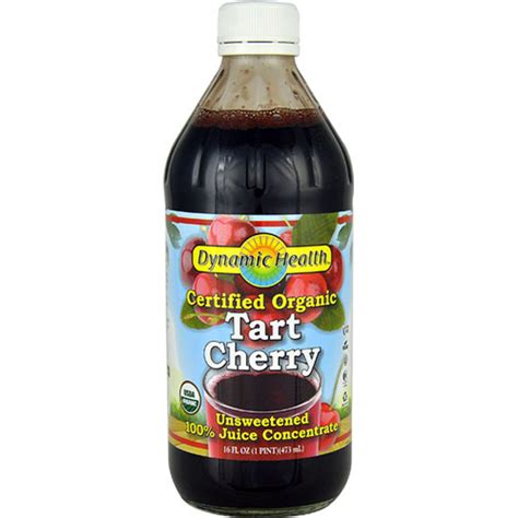 Dynamic Health Organic Certified Tart Cherry Juice Concentrate 16 Fl Oz 473 Ml 790223101256 Ebay