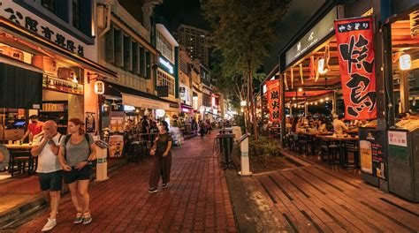 Boat Quay In Downtown Singapore Uk