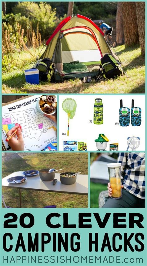 20 Genius Camping Hacks For Outdoor Living Happiness Is Homemade