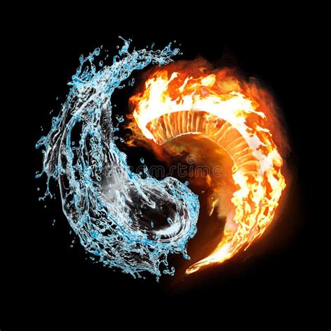 Water Fire Yin Yang Stock Illustrations 554 Water Fire Yin Yang Stock