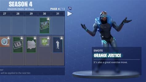 Fortnite Orange Justice Dance 1 Hour Youtube