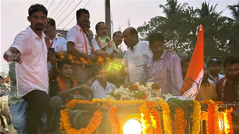 Puttur Mla Ashok Kumar Rai Winning Celbration At Kumbra