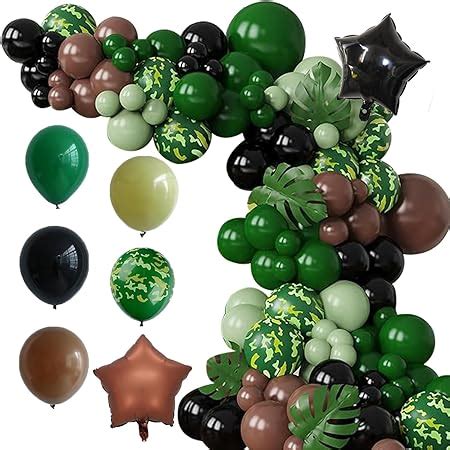 Amazon 136pcs Military Camo Birthday PartyCamouflage Balloon