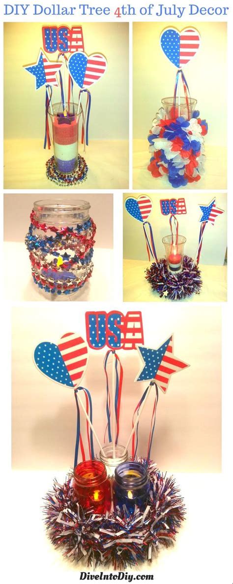 Create These Diy Patriotic Decorations All From The Dollar Tree