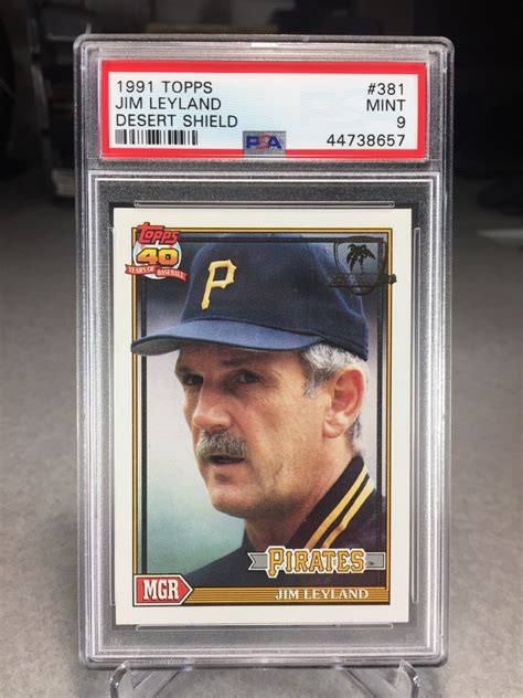 1991 Topps Team Leaders 381 Jim Leyland For Sale Online EBay