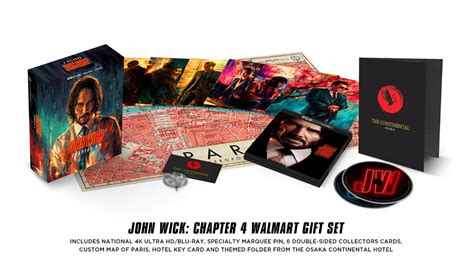 John Wick 4 Limited Edition Collector S Set Walmart Exclusive 4K