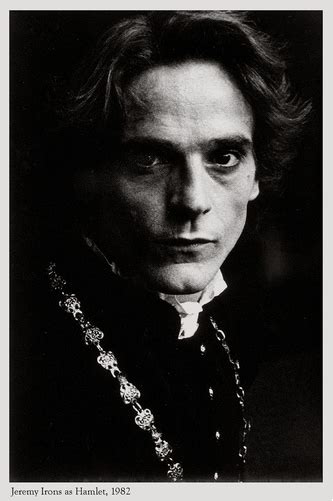 Jeremy Irons As Hamlet In 1982 Portrait Jeremy Irons Performance Art