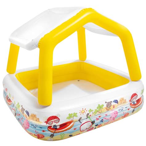 Piscina Inflable Con Techo Desmontable Intex