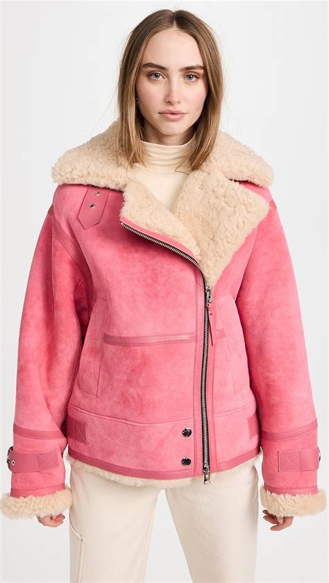 Shoreditch Ski Club Isla Shearling Jacket Shopbop