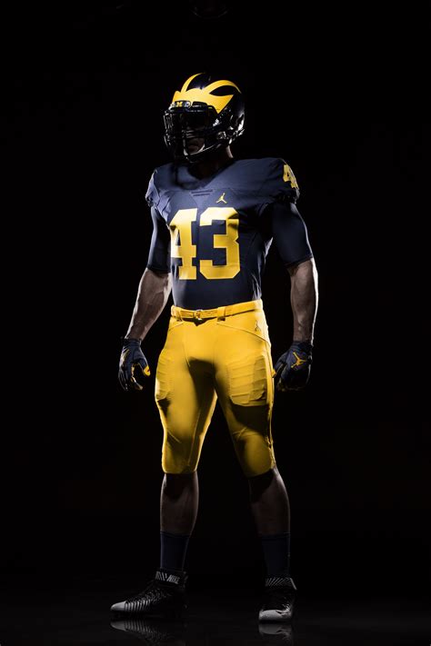 First Look At The Jumpman Branded Michigan Wolverines Football Uniforms ...