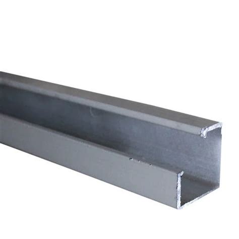 Gray 10 Mm Thick Rust Proof Rectangular Galvanized Aluminium Channel At