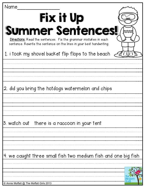 Fix The Grammar Mistakes Worksheet