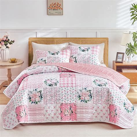 Amazon Sweet Home Collection Quilt King Size Embroidered Oversized