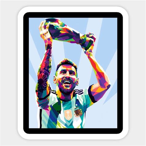 Lionel Messi World Cup - Lionel Messi - Sticker | TeePublic