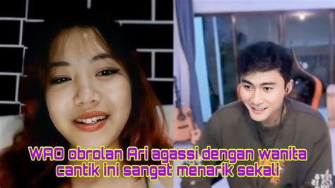 Wao Obrolan Ari Agassi Dengan Wanita Cantik Ini Sangat Menarik Sekali