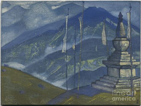 Waves Of Mist Himalayan Series 1924 Painting By Nicholas Roerich