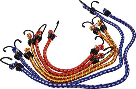 Assorted Elastic Bungee Cord Set 6 Pack Uk Diy And Tools