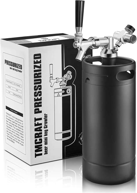 Tmcraft Oz Mini Keg Growler Sistema De Kit De Barril Casero De