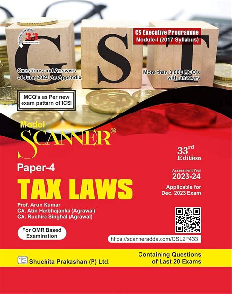 Model Scanner For Tax Laws Paper 4 Module I Containing Questions