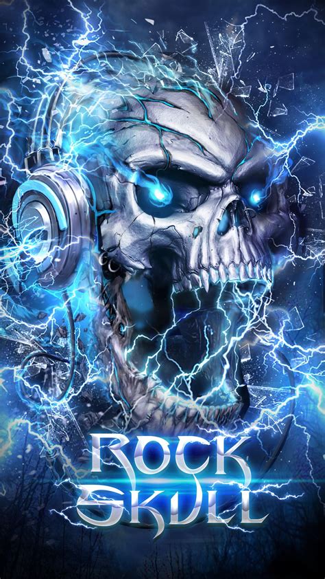 Electric Skull Live Wallpaper APK for Android Download