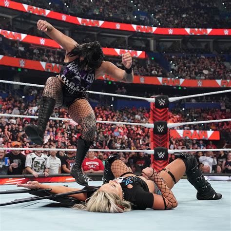 WWE Women 🌞, Rhea Ripley attacks Liv Morgan:Raw 7/24/23