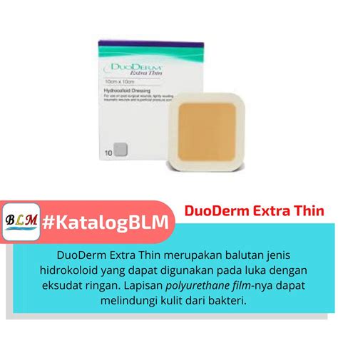 Jual Balutan Luka Hidrokoloid Duoderm Extrathin X Cm Anti Air Murah