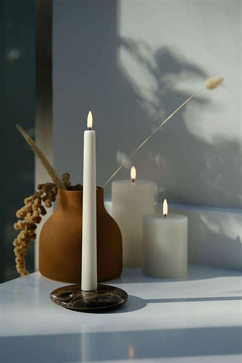 Uyuni LED Taper Candle Candles Vanilla Smooth 2 3x25 Cm