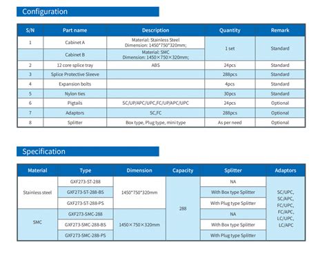 Fttx Fiber Cross Connect Cabinet 288core Shanghai Huijue Network