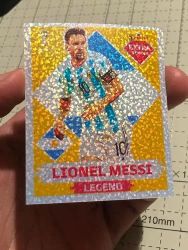 Messi Leyenda Holografico Sticker Mundial Qatar 2022 En Venta En