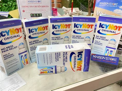 Dầu Nóng Dạng Lăn Icy Hot Medicated No Mess ml MAISON STORE