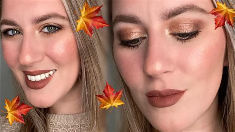 Fall Glam Makeup Tutorial Grwm Fall Edition Autumn Fall Vibes