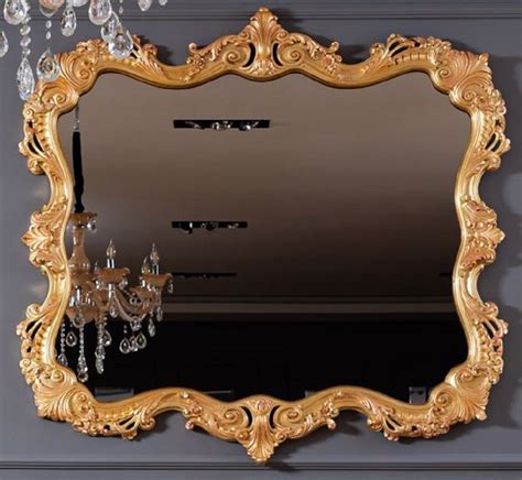 Casa Padrino Miroir Baroque De Luxe Or Magnifique Miroir Mural En