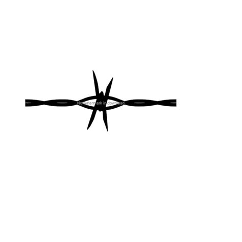 Barbed Wire Clip Art Svg Barbed Wire Silhouette Cut File B Inspire Uplift