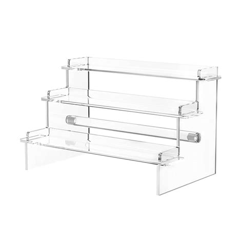 3 stufiger Acryl Display Riser Ständer Schmuck Display Riser Regal eBay