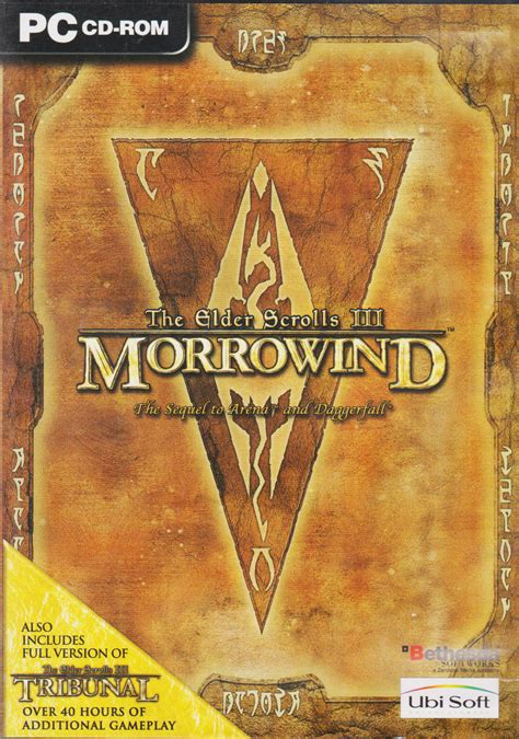 The Elder Scrolls Iii Morrowind Includes Tribunal Software Game