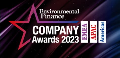 Environmental Finance Sustainable Company Awards Winners Revealed