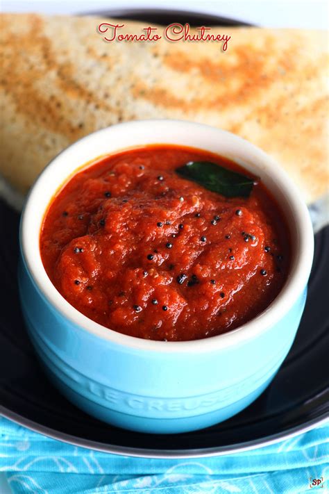 Tomato Chutney Recipe Thakkali Chutney Recipe Sharmis Passions