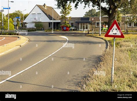 Dutch traffic sign at the side of a road Stock Photo - Alamy