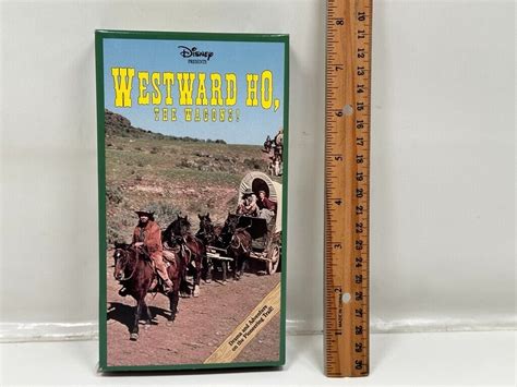 Walt Disney Westward Ho The Wagons Vhs Rare Fess Parker Values Mavin